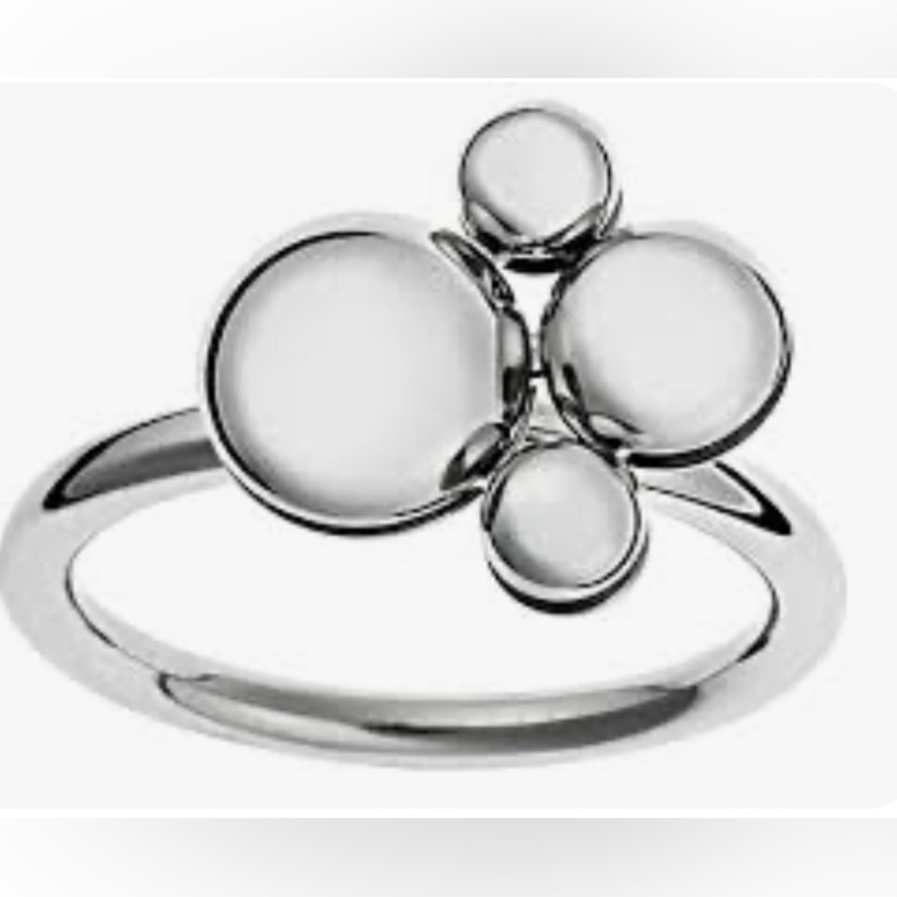 NWT Calvin Klein Stainless Steel Spinner Ring- Sz 7
